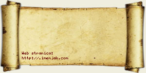 Isak Fain vizit kartica